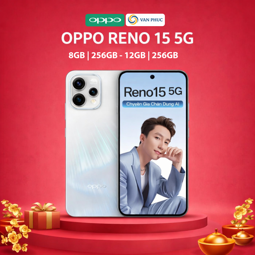 Điện thoại Oppo Reno 15 5G 12GB 256GB | 8GB/256GB - Hàng Chính Hãng