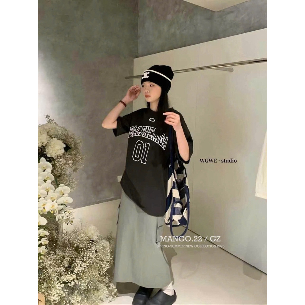 𝐛𝐢𝐣𝐨𝐮.𝐦𝐦/ Áo Phông Chữ Balen WGWE