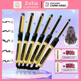 Máy Uốn Xoăn Vàng Cảm Ứng May Young M606 phủ sứ ceramic bóng mượt tóc (Nhập Khẩu Chính Hãng)