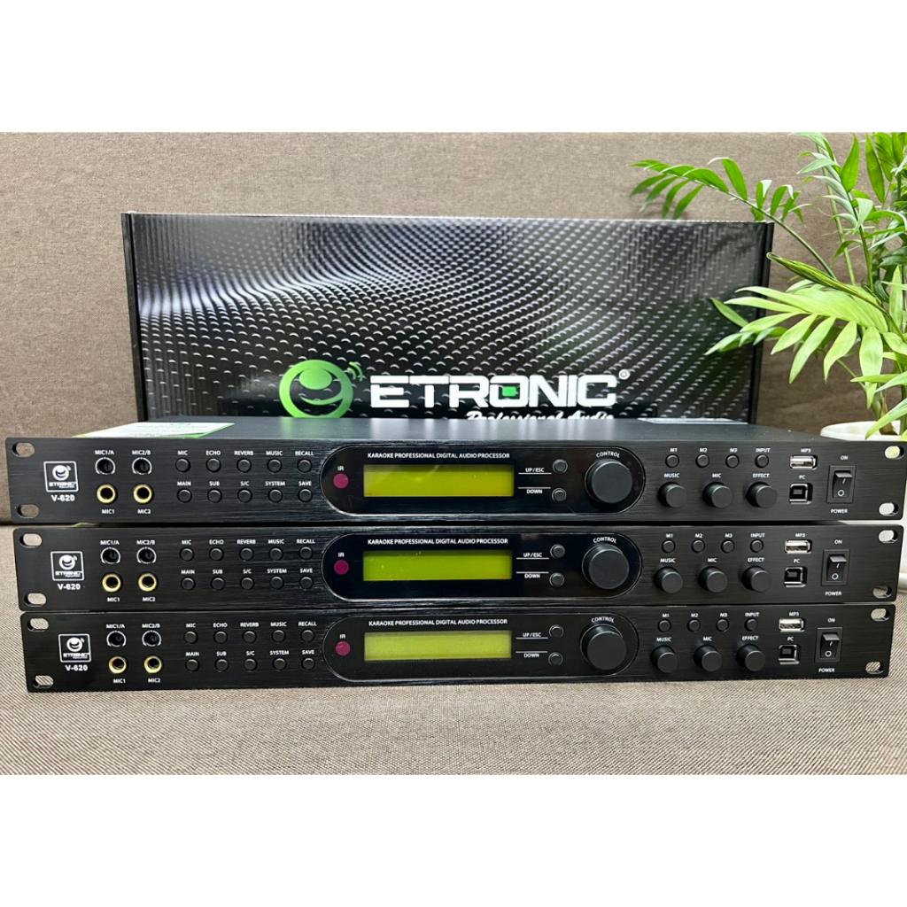 Vang cơ lai số Etronic V-610 Luxury Bluetooth, Coxical - Optical - USB - AUX1,2 - MỞ RỘNG THÊM SPF, 