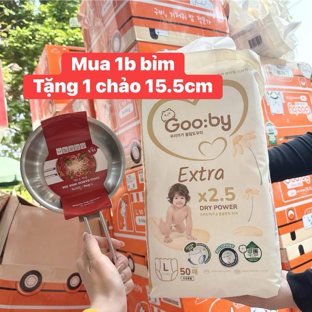 (Link quà tặng) Bỉm gooby extra đêm , gooby extra ngày cho bé đủ size, gooby mềm mỏng