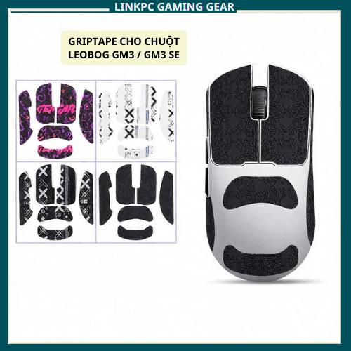 Miếng Dán Chống trượt | Grip Tape Chống Trượt Cho Chuột Leobog GM3 / GM3 SE - Skin Chuột