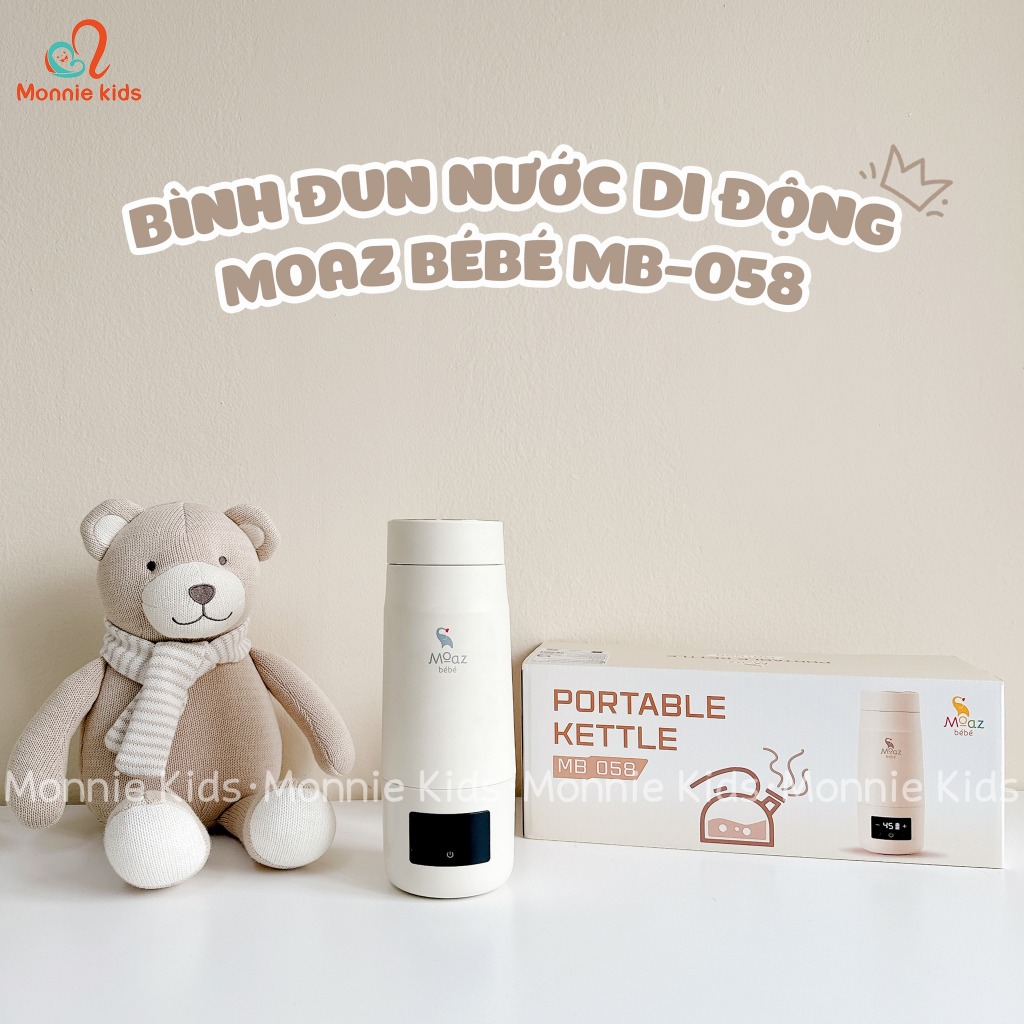Bình đun nước pha sữa di động Moaz BéBé MB058