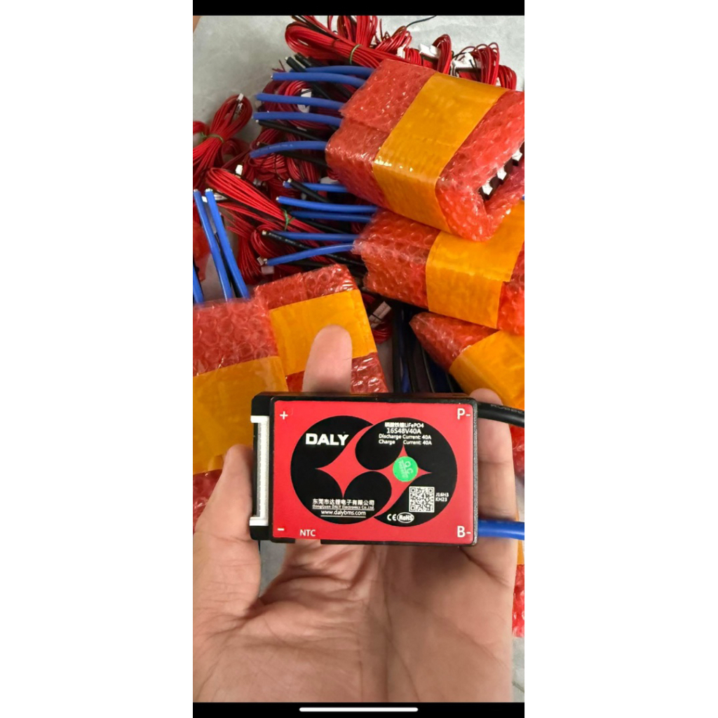 mạch daly 48volt 30A 13s 3,7volt và 16s 3,2volt cho xe điện 4 bình