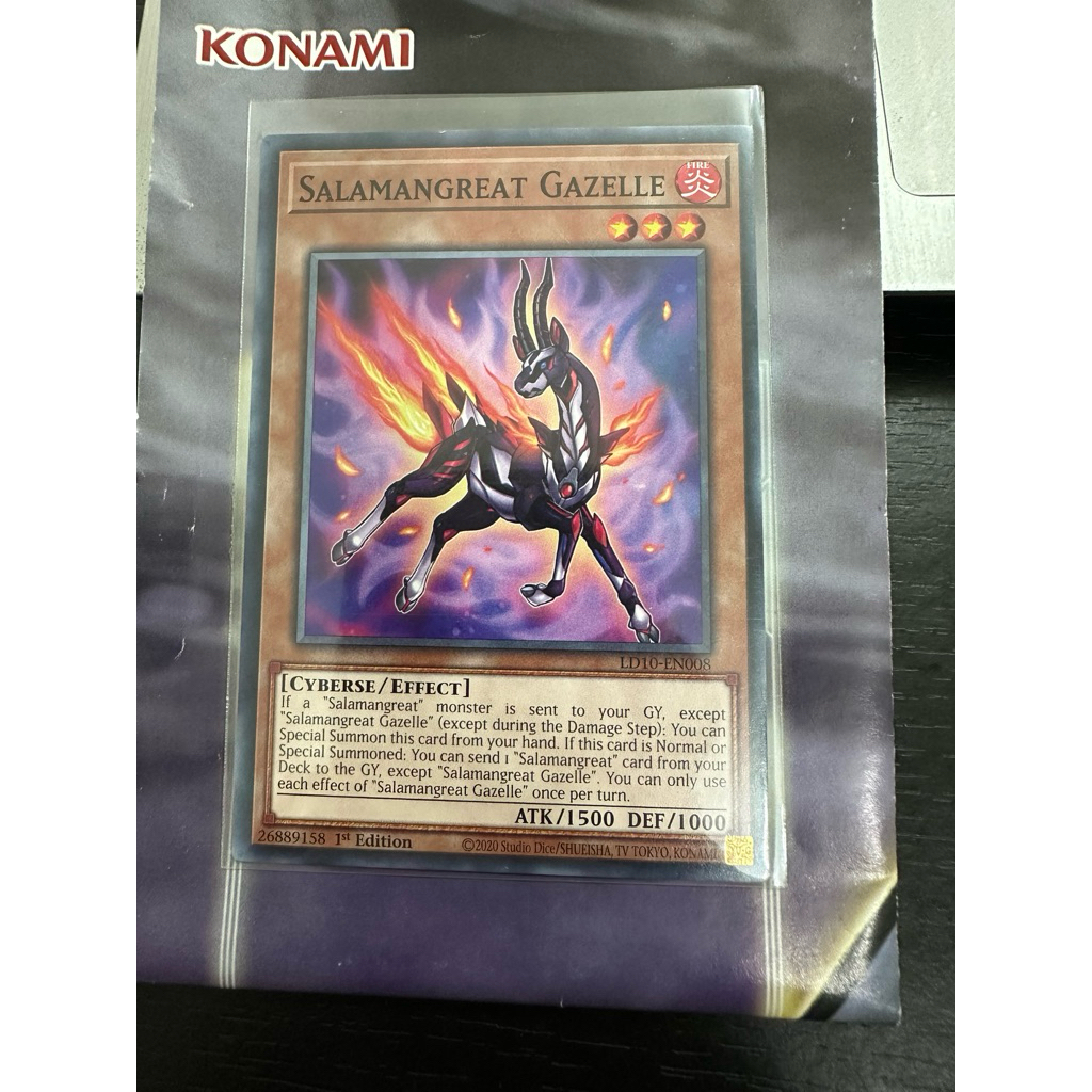 Thẻ bài Yugioh Salamangreat Gazelle (Real Card)