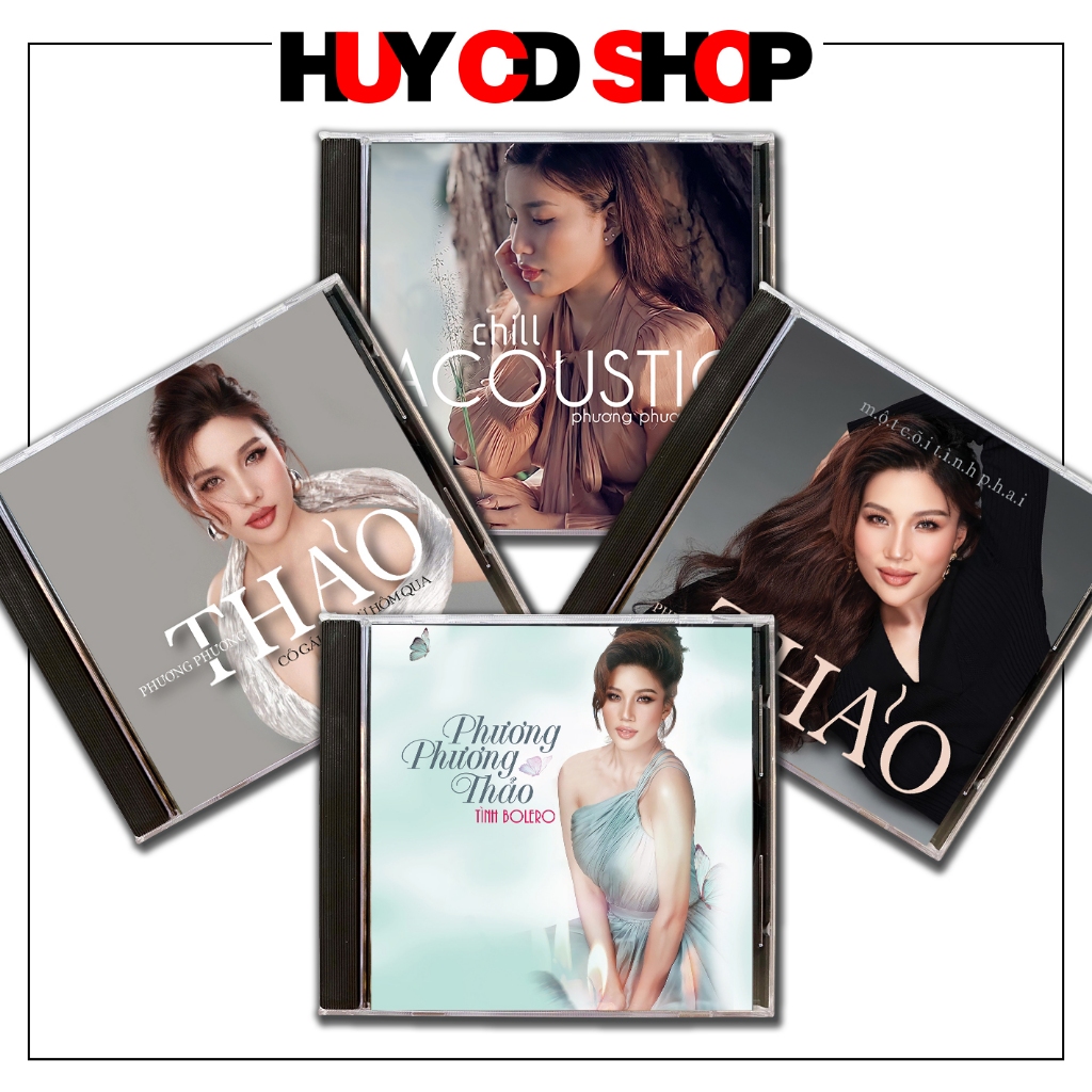 Đĩa CD Phương Phương Thảo hát Nhạc trữ tình Bolero và nhạc trẻ thể loại Acoustic Đĩa lòng trắng