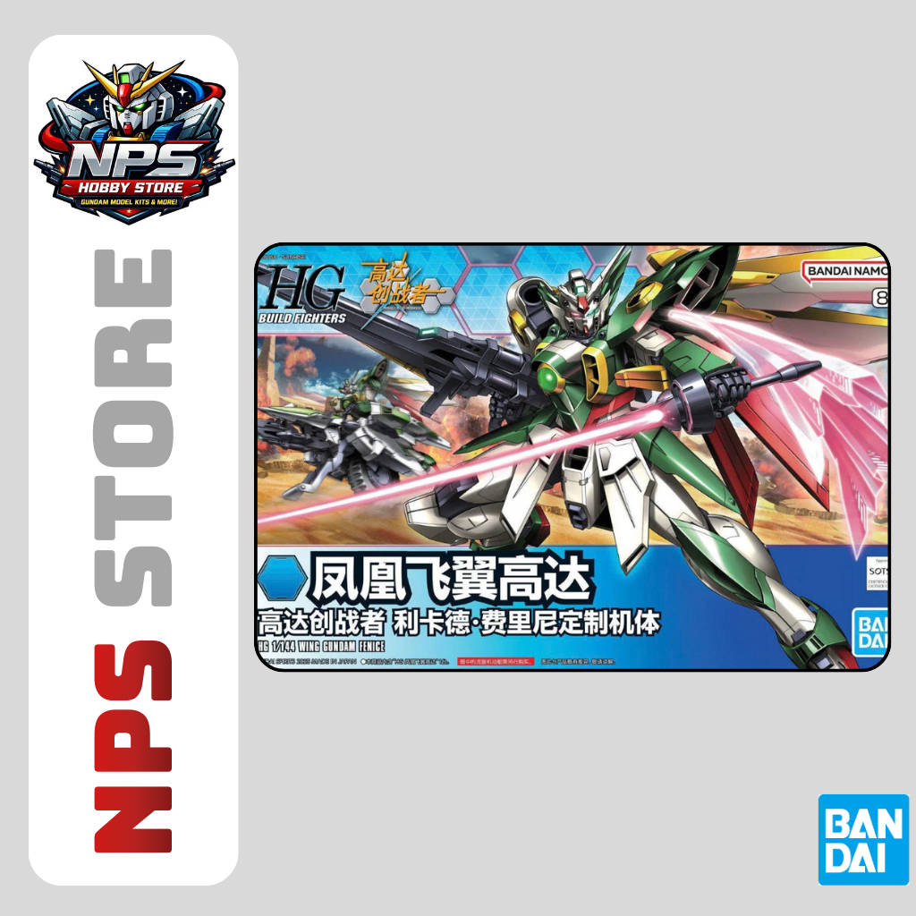 Mô hình lắp ráp HGBF 1/144 Wing Gundam Fenice chính hãng Bandai