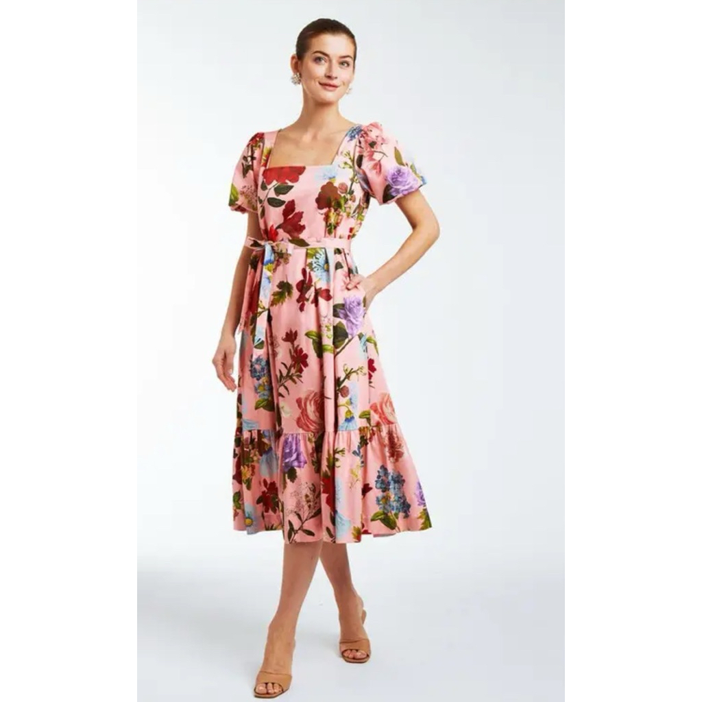 MESTIZA | Jasmine Midi Dress - Đầm Midi Jasmine Kiểu Tiểu Thư