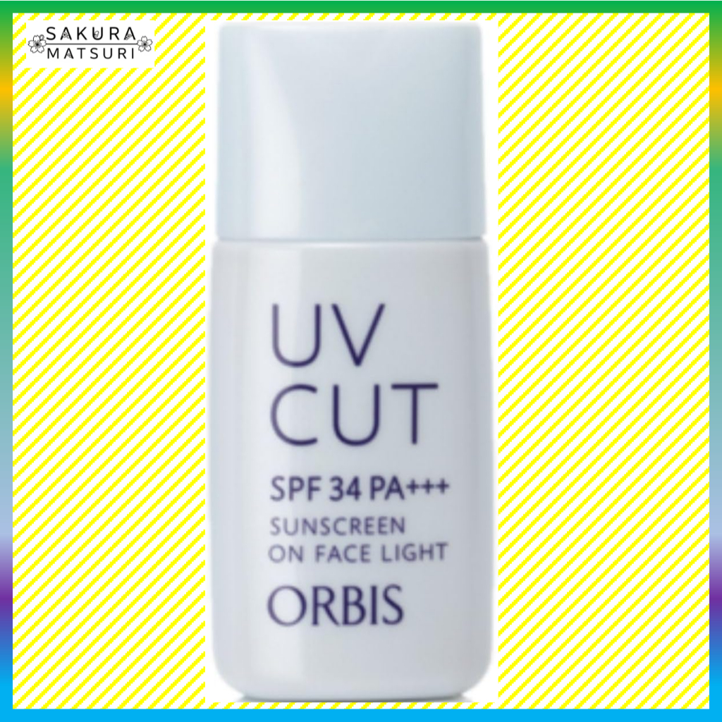 【ORBIS】 Kem chống nắng mặt Orbis, SPF34 PA+++, 28mL, Màu sáng, Có thể dùng làm kem lót trang điểm