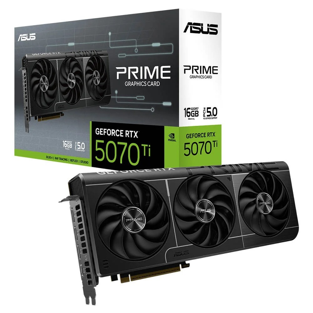 Card màn hình ASUS PRIME GeForce RTX™ 5070 Ti 16GB GDDR7 New chính hãng BH 36T