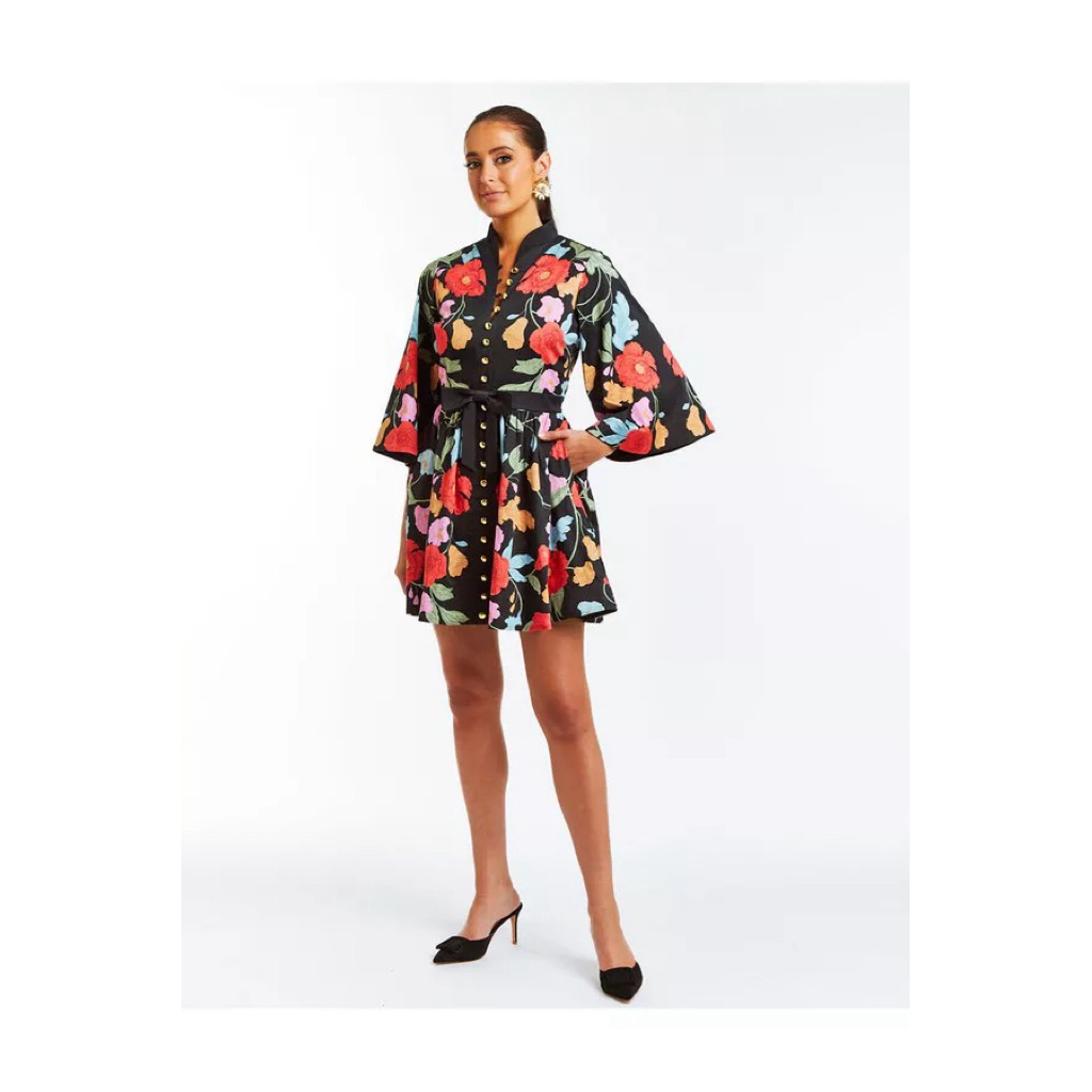 MESTIZA | Black Carmen Mini Dress - Đầm MIni Carmen Đen