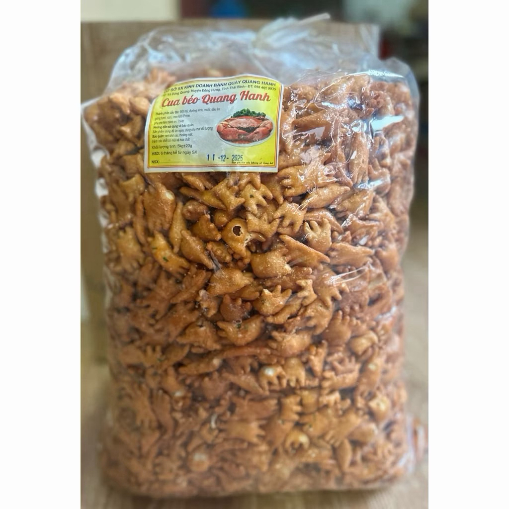 500gr Snack Cua hành cay thơm ngon