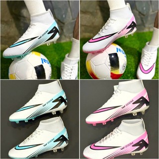 Giày đá bóng thể thao TheGoal, cổ cao khâu FULL đế đinh FG đá trên Sân cỏ tự nhiên, bảo hành 2 tháng, TẶNG TÚI RÚT + VỚ