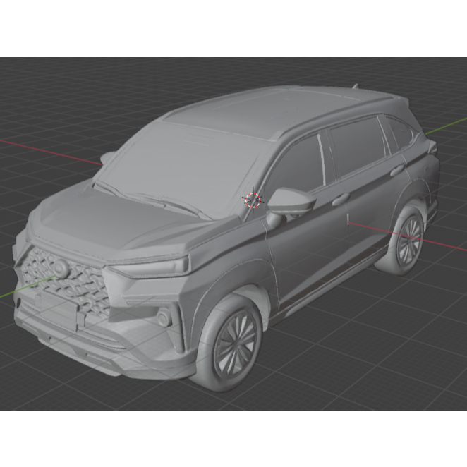 Mô Hình Ô Tô TOYOTA Veloz Resin – Decor Bàn Làm Việc, Quà Tặng Người Mê Xe