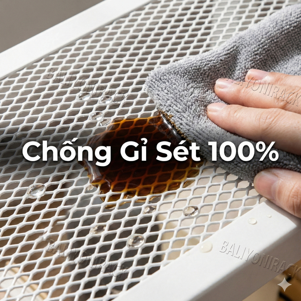 Bali Kệ Trang Trí Ban Công 5 Tầng - Kệ Sắt Chữ A Lưới Tổ Ong Chống Gỉ Decor Góc Chill Cà Phê | BigBuy360 - bigbuy360.vn