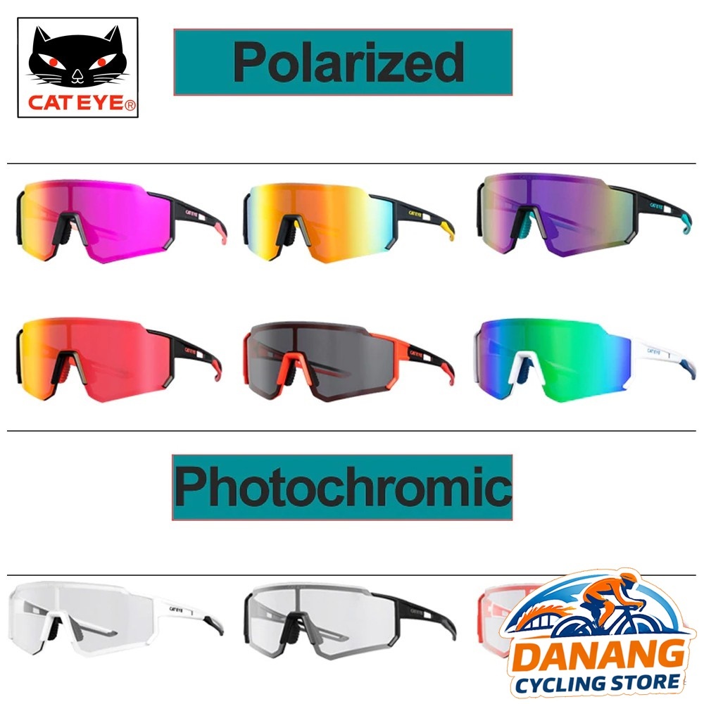 Kính Mát Thể Thao Xe Đạp 1 Mặt CATEYE Polarized / Photochromic 2020