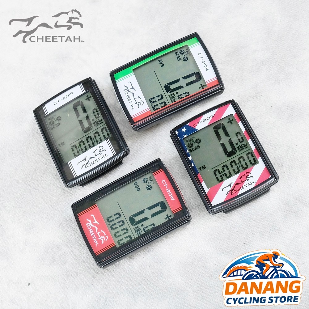 Đồng Hồ Đo Tốc Độ Xe Đạp Không Dây CHEETAH CT-20W Bike Computer New