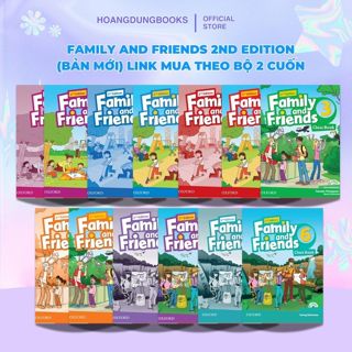 Sách tiếng Anh - Combo 2 Sách: Family And Friends 2nd Edition (Classbook + Workbook) (Phiên bản mới)