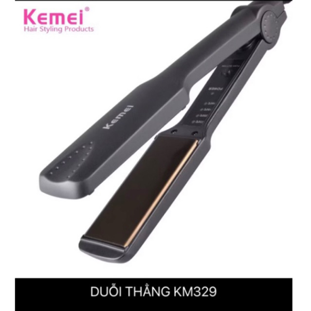 < GIÁ XẢ> Máy duỗi tóc, máy là thẳng tóc, bấm mè 4 mức nhiệt KM332/KM329