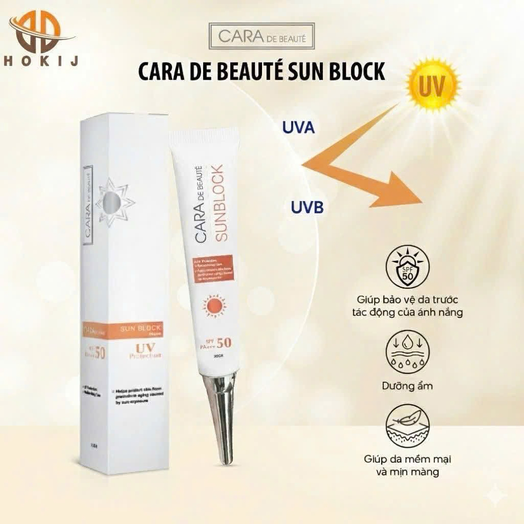 Kem Chống Nắng Cao Cấp Cara (kara) Debeauty SPF 50+(30ml)