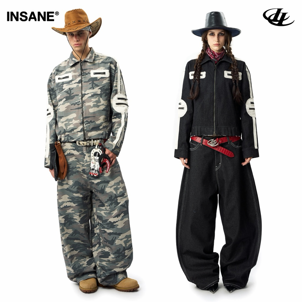 Quần Dài Denim InsaneClo HORSESHOE PANTS Form Baggy Unisex Chất Liệu Denim | BigBuy360 - bigbuy360.vn