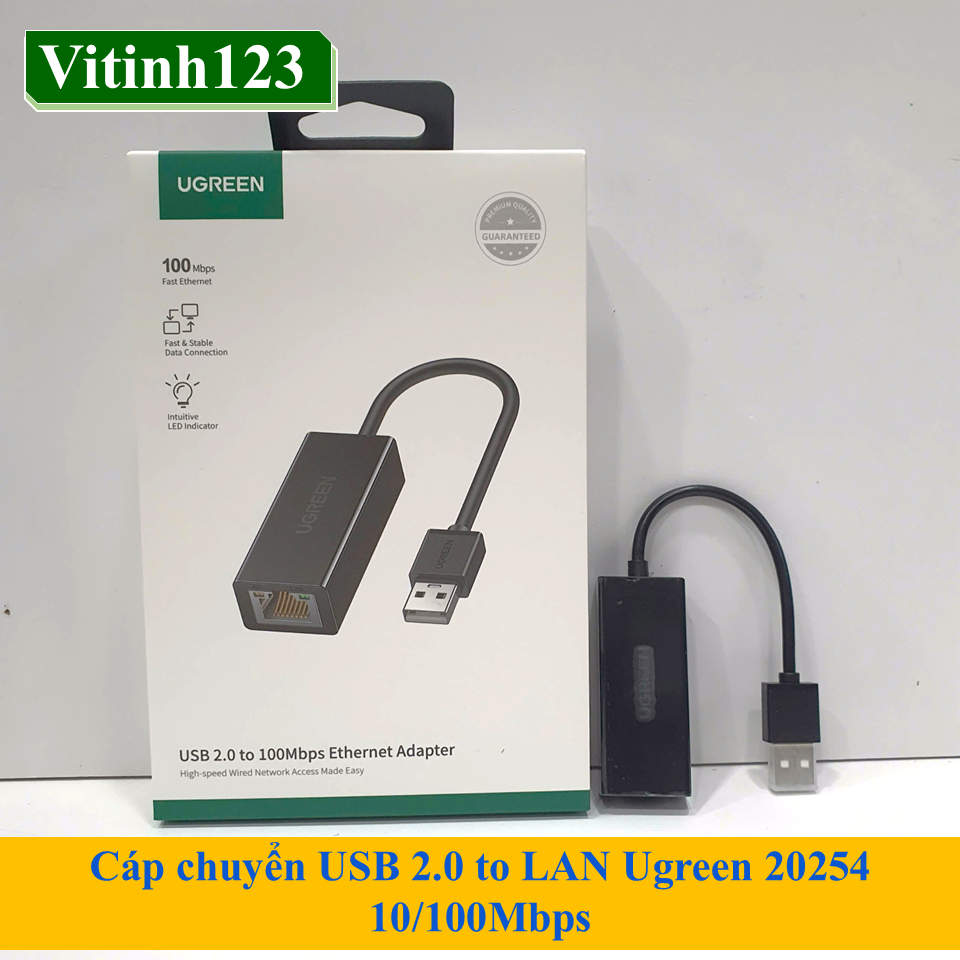 Cáp chuyển đổi USB to LAN Ugreen 50922, Ugreen 20254, Ugreen 15632