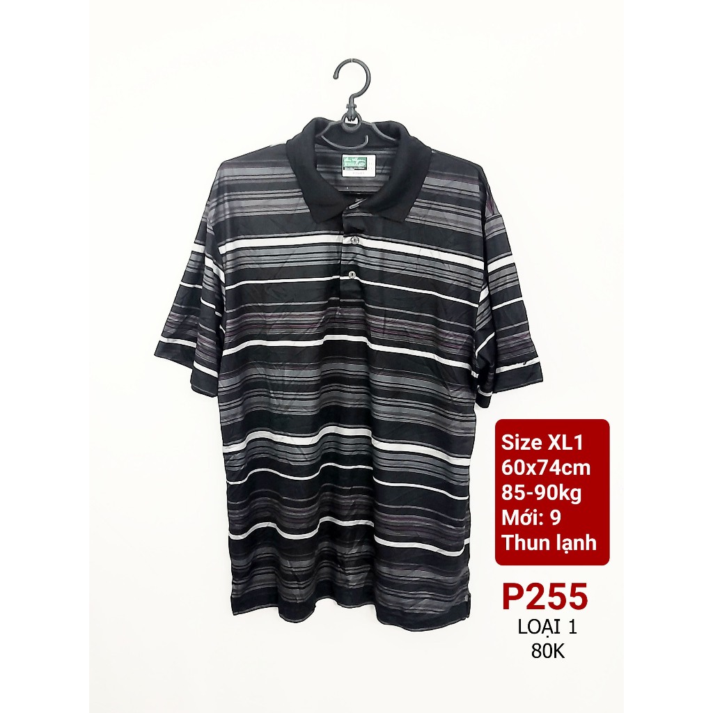 [Size XL/85-95kg]Áo thun cổ trụ 2hand, áo polo 2hand [Gò Vấp/Hỏa Tốc]