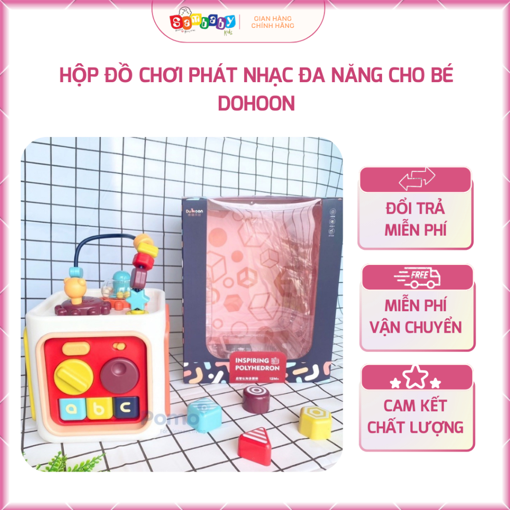 Hộp Đồ Chơi Phát Nhạc Đa Năng Cho Bé Dohoon