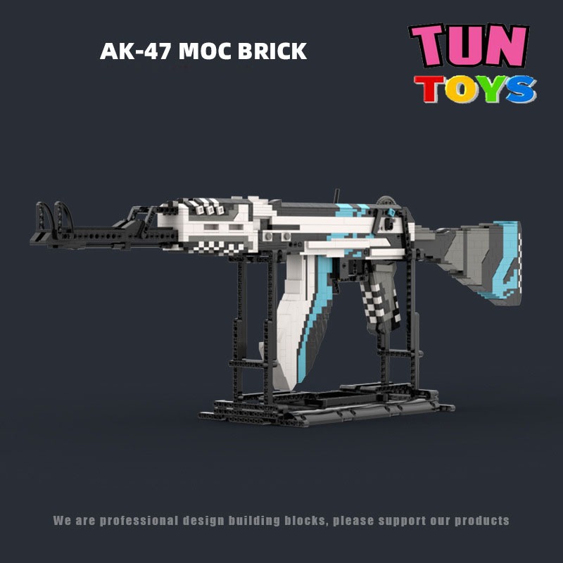 Đồ Chơi Lắp Ráp Kiểu LEGO CSGO Mô Hình AK-47 VulCan Đạn Thun Với 1370+ Mảnh Ghép Của Kevin183