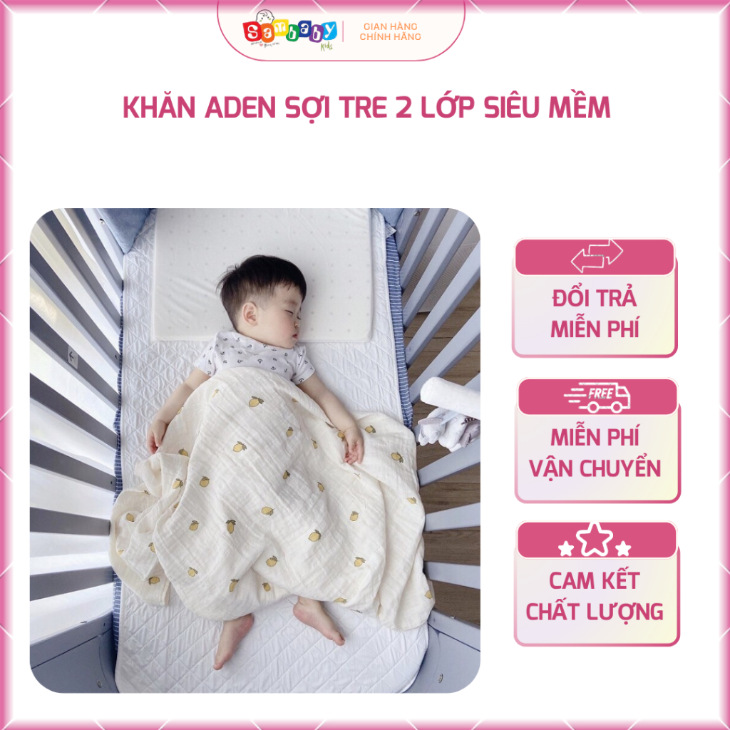 KHĂN ADEN SỢI TRE 2 LỚP SIÊU MỀM
