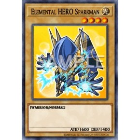 TGT Yugioh thẻ bài Yugioh chính hãng Elemental HERO Sparkman MZMU-EN059 TCG UK