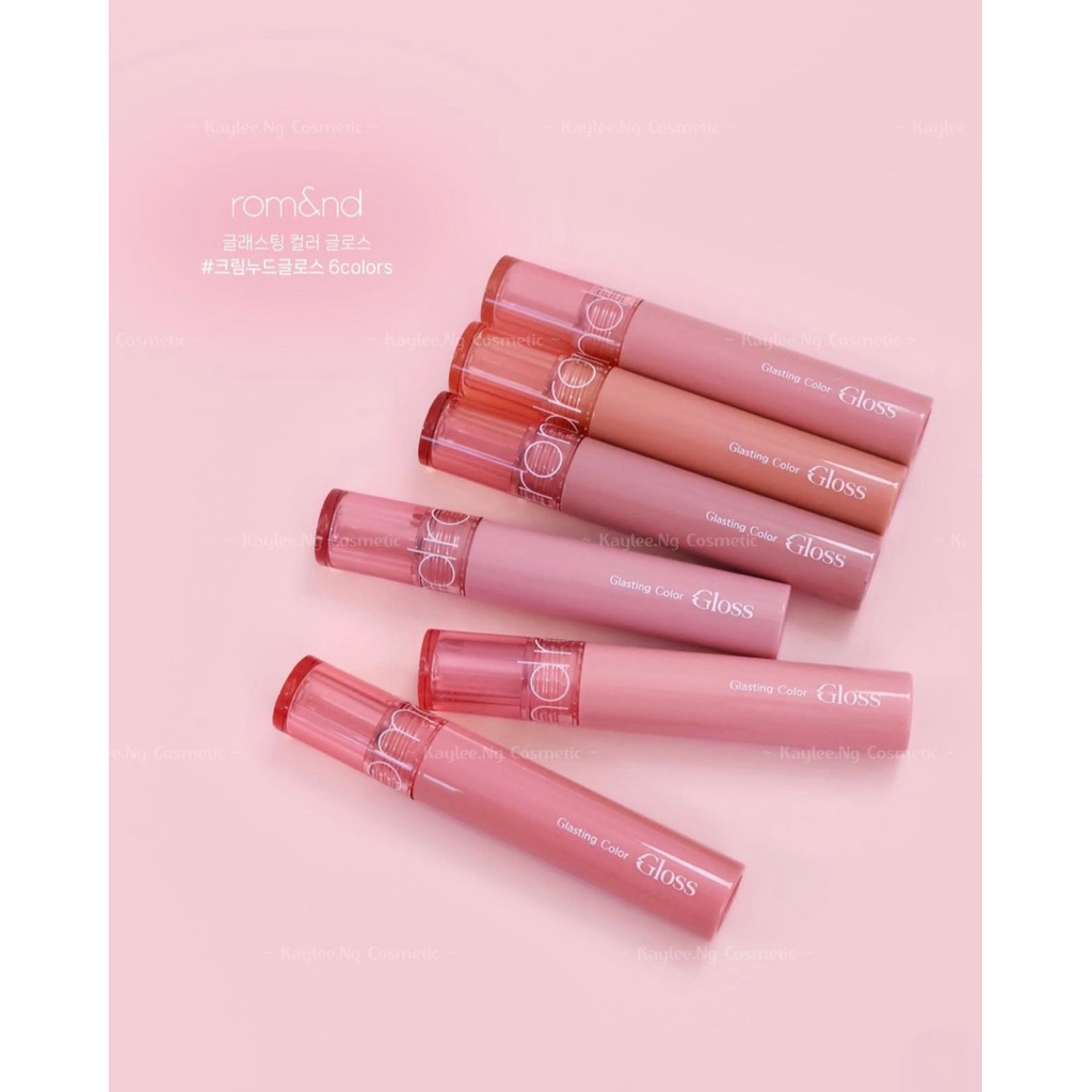 [Pre-Order] [Màu 12-25] Son Bóng Romand Glasting Color Gloss