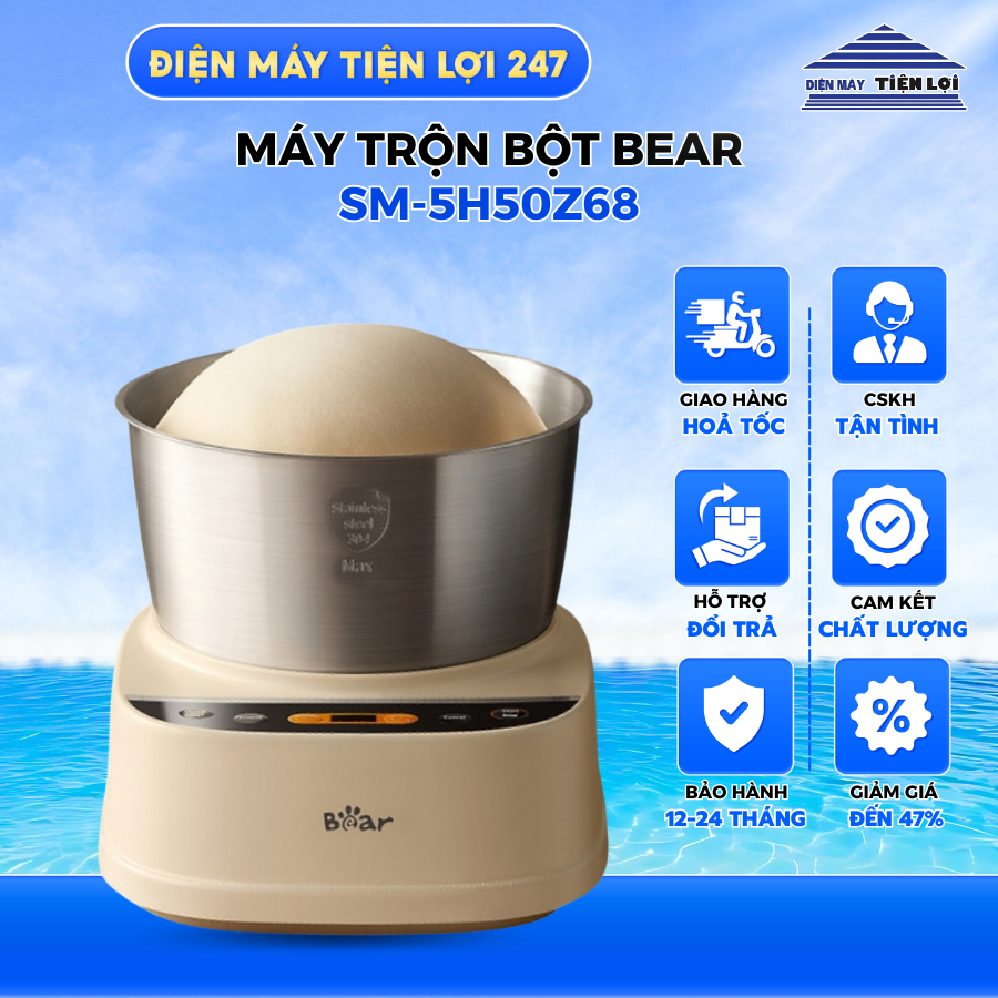 Máy Trộn Bột Bear 5L SM-5H50Z68
