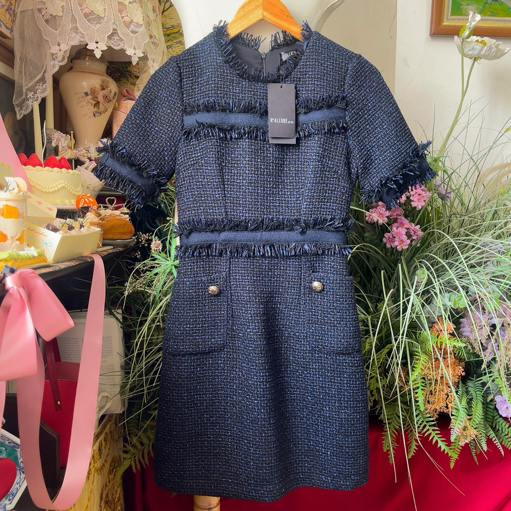 Pass - Đầm tweed H'allure