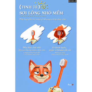 COMBO 3 BÀN CHẢI CÁO VÀ THỎ