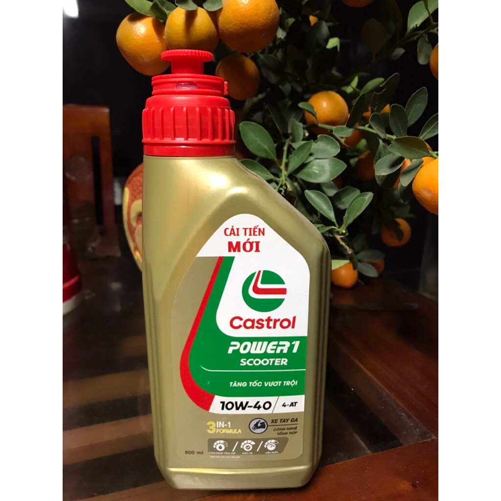 nhớt castrol power 1 scooter 10W-40