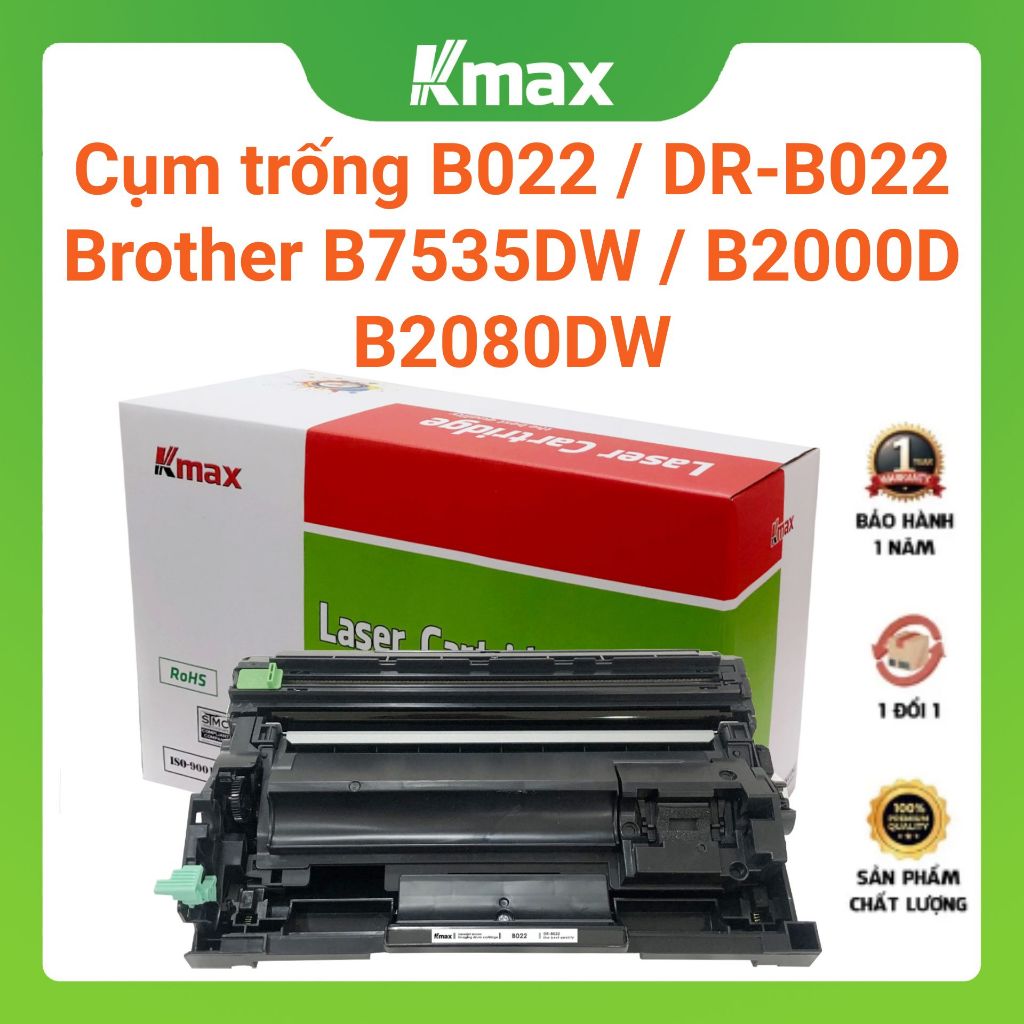 Cụm trống Brother B7535DW / B2000D / B2080DW mã TN-B022 || Kmax