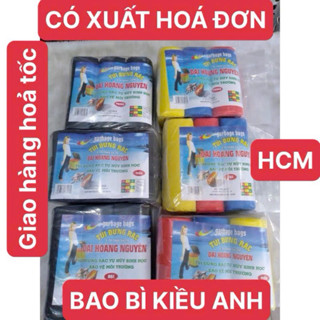SỈ TÚI RÁC DẺO DAI CỠ ĐẠI, TRUNG, TIỂU  SIZE CỰC ĐẠI 2 CUỘN TÚI TỰ PHÂN HUỶ SINH HỌC