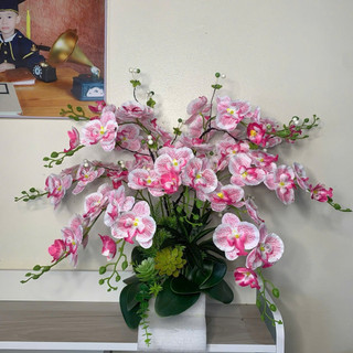 combo 10 Cành hoa lan hồ điệp- HOA GIẢ,HOA LỤA