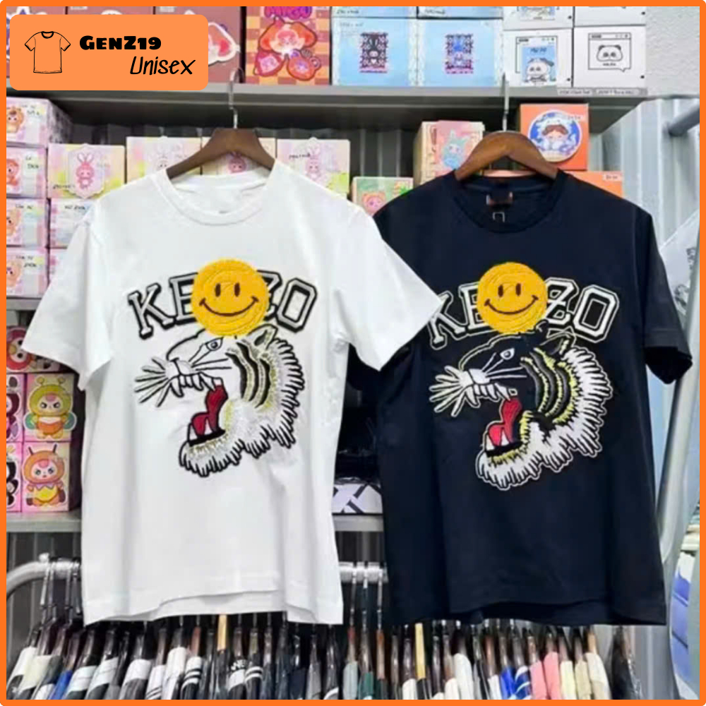 Áo Thun Nam Hình Hổ Ozo Form Rộng Unisex Cotton Dày Dặn