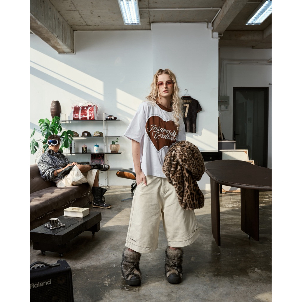 Áo Thun InsaneClo TWIN HEART TEE Form Boxy Unisex Vải Thun Cotton 2 Chiều | BigBuy360 - bigbuy360.vn