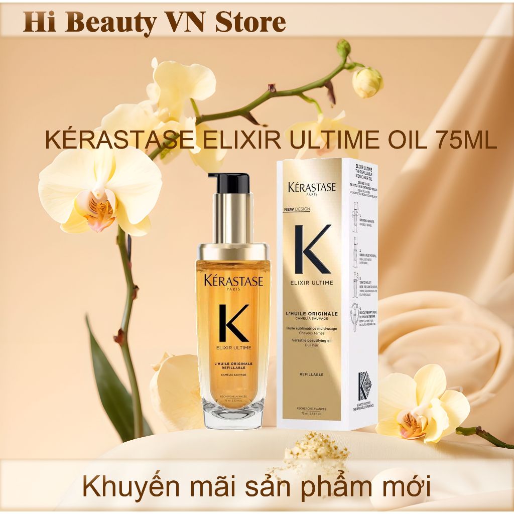 TINH DẦU DƯỠNG TÓC KERASTASE ELIXIR ULTIME 75ML
