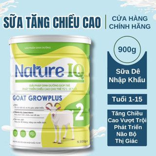 SỮA TĂNG CHIỀU CAO NHANH,TĂNG CHIỀU CAO TỐT cho bé từ 1 đến 18 tuổi  Nature IQ Grow Plus 900g, Sữa phát triển trí não