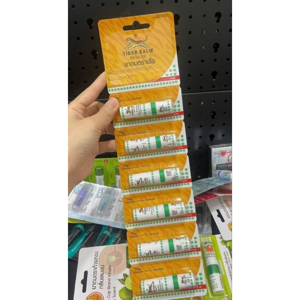 ỐNG HÍT MŨI 2 ĐẦU TIGERBALM THÁI LAN - DẦU HÍT MŨI NỘI ĐỊA