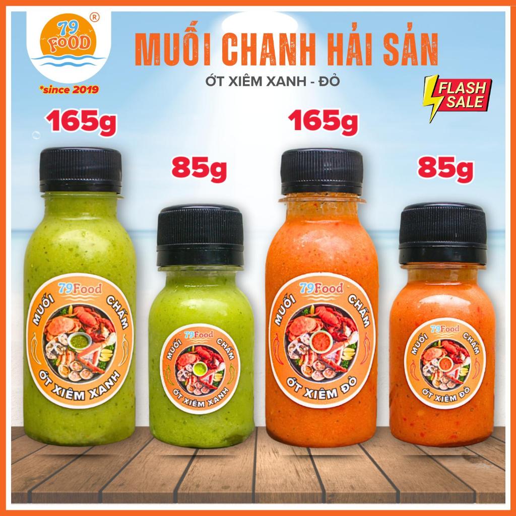 Muối Chanh Ớt Xiêm Xanh/ Đỏ 79Food - Sốt chấm hải sản, đồ nướng, thịt luộc,...nước Sốt Gia Vị