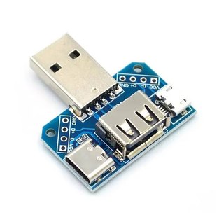 PCB Chuyển Đổi USB A Đực Sang USB Cái-USB Micro-Type C