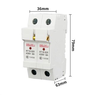 Hộp Cầu Chì RT18-32(X) 10x38mm