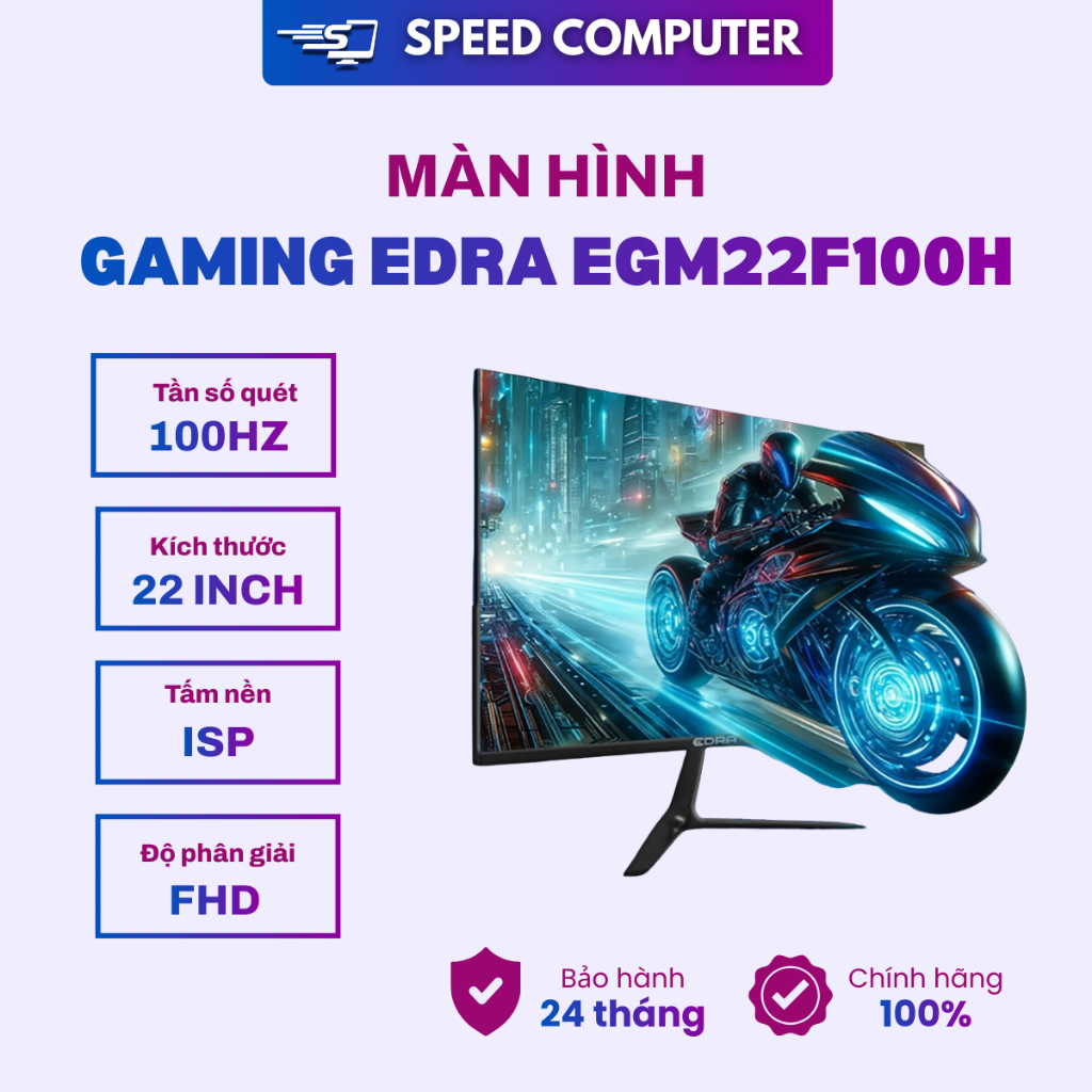 Màn Hình Gaming EDRA EGM22F100H Chính Hãng