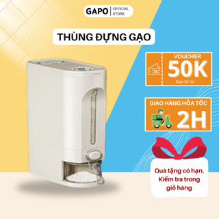 Thùng Đựng Gạo Thông Minh Chất Liệu Nhựa Cao Cấp Loại 5KG, 10KG Có Nút Bấm Đổ Gạo Tự Động