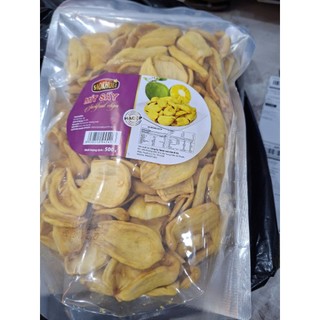 Túi 500 gr mít sấy giòn.